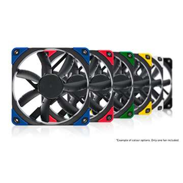 Noctua NF-S12A PWM chromax.Black.swap, Premium Quiet Fan, 4-Pin (120mm, Black)