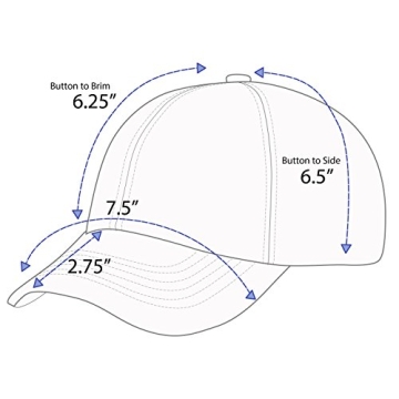 USA Flag Embroidered Cotton Baseball Dad Cap