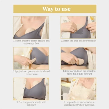 HAUTURE Warming Lactation Massager for Comfort in Nursing