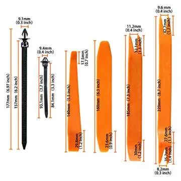 Car Retainer Clips Fasteners 635 PCS for All Vehicles