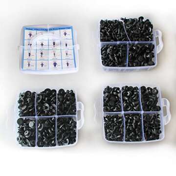 Car Retainer Clips Fasteners 635 PCS for All Vehicles