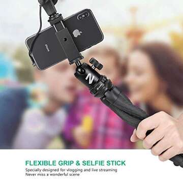 Versatile Flexible Camera Tripod for Creators and Travelers