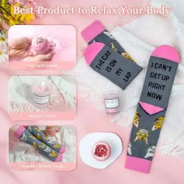 Cat Gifts for Cat Lovers, Cat Lover Gifts for Women, Birthday Gifts for Women, Cat Themed Gifts for Women, Thinking of You Gifts for Women, Unique Cat Mom Gifts for Women