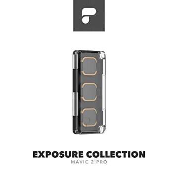 PolarPro Exposure Filter Collection (ND128, ND256, ND1000 Filters for Long Exposure Photography) for DJI Mavic 2 Pro Filters