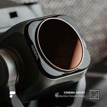 PolarPro Exposure Filter Collection (ND128, ND256, ND1000 Filters for Long Exposure Photography) for DJI Mavic 2 Pro Filters