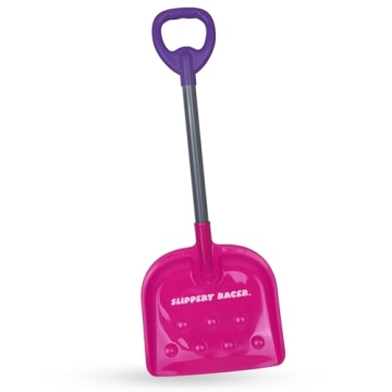 Slippery Racer Kids Outdoor Snow Shovel 27 Inch - Pink/Purple