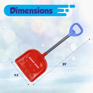 Slippery Racer Kids 27 Inch Snow Shovel for Fun Play