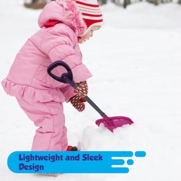 Slippery Racer Kids 27 Inch Snow Shovel for Fun Play