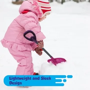 Slippery Racer Kids 27 Inch Snow Shovel for Fun Play