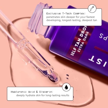 Tanologist Self Tan Drops Extra Dark for All Skin Types