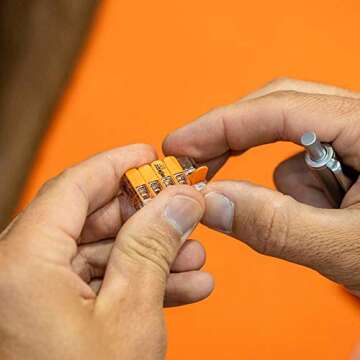 WAGO Connection Terminals 221-415 | 5 Conductors, up to 4 mm², Pack of 25, Compact Cable Connector with Levers for All Conductor Types Worldwide, Confirmed Application Safety