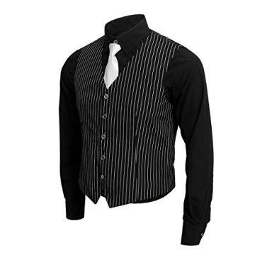 Jila 1920s Men's Gangster Costume Set for Themed Events
