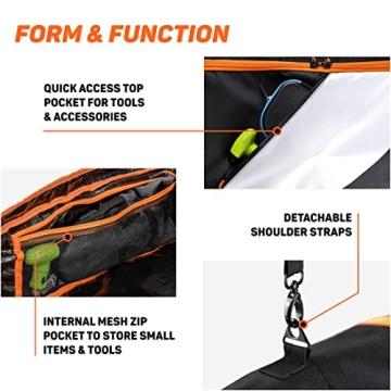 Premium Padded Ski Bag for Air Travel - Spacious & Durable