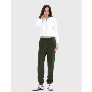 PUMIEY High Waisted Baggy Sweatpants for Women