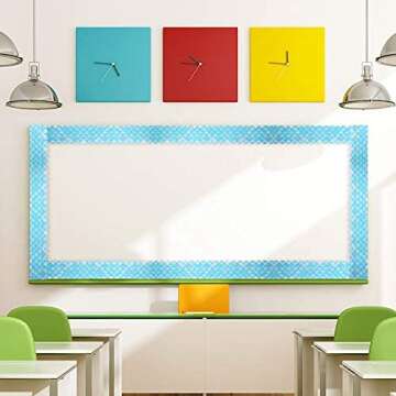 Turquoise Scallops Bulletin Board Border 65.6 Feet