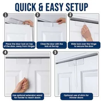 Safety Innovations Bi-fold Door Lock - Easy Installation & Safe Home