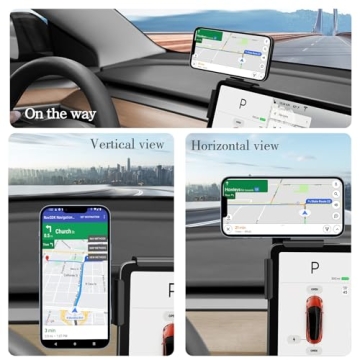 Best Tesla Phone Mount Holder with Strong Magnet Power
