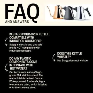 Fellow Stagg Stovetop Pour-Over Coffee and Tea Kettle - Gooseneck Teapot with Precision Pour Spout, Built-In Brew Range Thermometer, Copper, 1 Liter