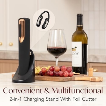 Rechargeable Electric Wine Opener for Effortless Corking
