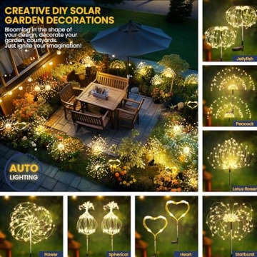 120LED GIGALUMI Garden Lights - 2 Pack