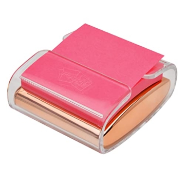 Stylish Post-it Pop-up Note Dispenser in Rose Gold