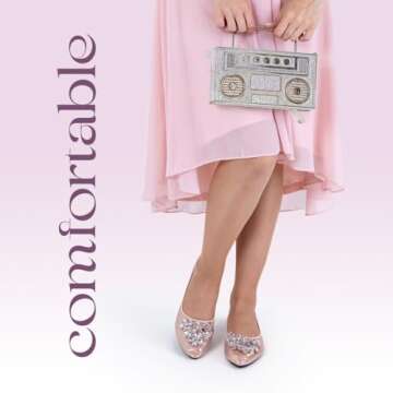 Silky Toes Foldable Flats for Women Dressy Ballet Shoes for Purse (Burgundy Velvet 11)