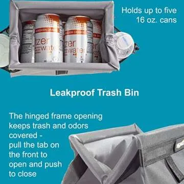 High Road Car Back Seat Organizer with Tissue Holder