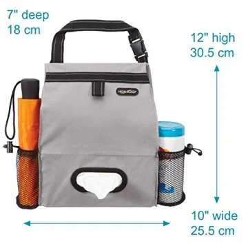 High Road Car Back Seat Organizer with Tissue Holder