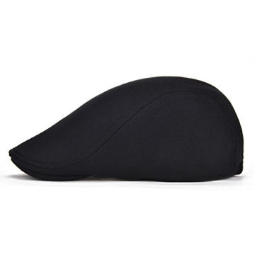 VOBOOM Men's Black Ivy Gatsby Hat for Timeless Style