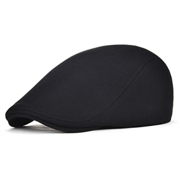 VOBOOM Men's Black Ivy Gatsby Hat for Timeless Style