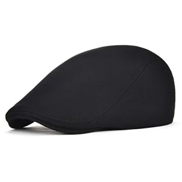 VOBOOM Men's Black Ivy Gatsby Hat for Timeless Style