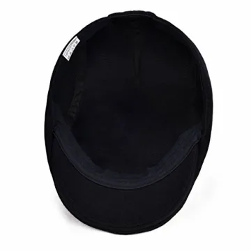 VOBOOM Men's Black Ivy Gatsby Hat for Timeless Style