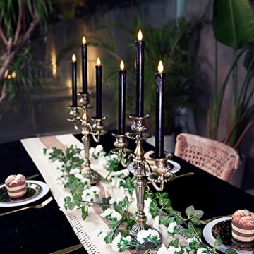 Homemory Flameless Taper Candles with Remote, 6 Pcs