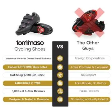 Tommaso Strada Mens Peloton Shoes with Pre-Installed Delta Cleats—Cycling Shoes for Mens—Cycling...