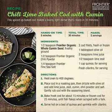 Frontier Co-op Organic Cumin Seed - Rich Flavor, 1-Pound Bulk