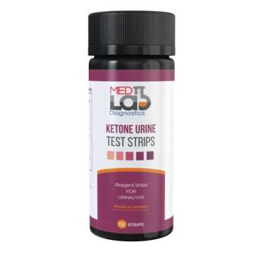 Ketone Strips Keto Test(150 ct) for Ketone Urine Testing. Ketosis Test Strips for Keto Diet, Paleo, Ketogenic, Atkins, Low Carb Diet