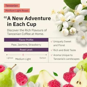 Tanzanian Peaberry Coffee - Freshly Roasted Medium Light Roast