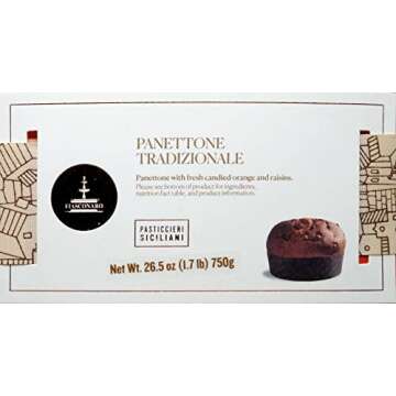 Fiasconaro Traditional Panettone 750 Gram Red Bow Wrapped