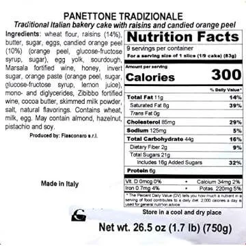 Fiasconaro Traditional Panettone 750 Gram Red Bow Wrapped