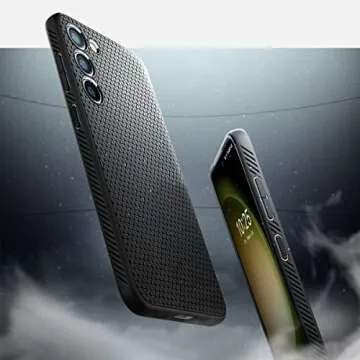 Spigen Liquid Air Designed for Galaxy S23 Case (2023) [Military-Grade Protection] - Matte Black