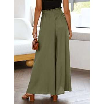Dokotoo 2025 Stylish Women's Plus Size Wide Leg Palazzo Pants For All Occasions