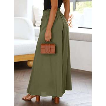 Dokotoo Women’s Plus Size Stylish Palazzo Pants - Spring Summer