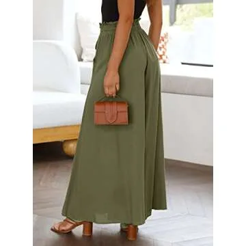 Dokotoo Women’s Plus Size Stylish Palazzo Pants - Spring Summer