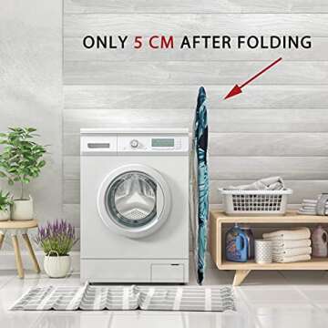 Kiseely Portable Foldable bathtub for Adult, Large Family Soaking Bathtub for SPA, Efficiently Maintaining Hot & Cold Temperature Bathtub 47.3X21.7X19.7inch (Blue Style)