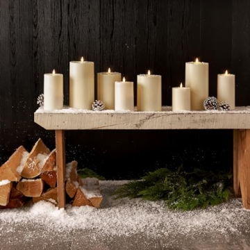Outdoor Flameless Candles Set for Elegant Entertaining