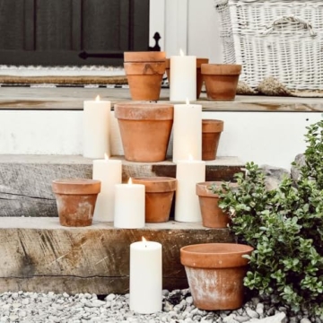 Outdoor Flameless Candles Set for Elegant Entertaining