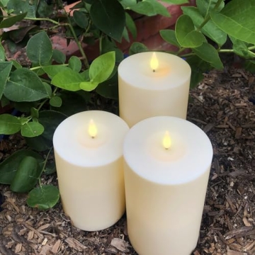 Outdoor Flameless Candles Set for Elegant Entertaining