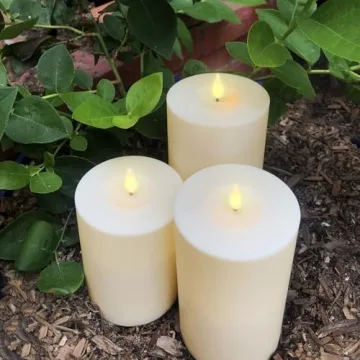 Outdoor Flameless Candles Set for Elegant Entertaining