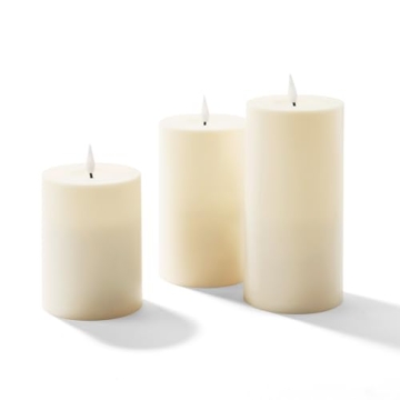 Outdoor Flameless Candles Set for Elegant Entertaining