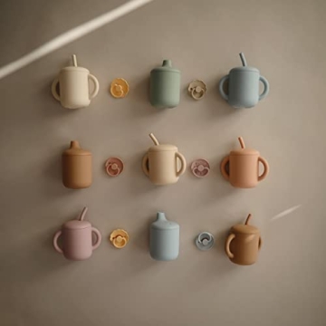 Mushie Silicone Training Cup & Straw for Toddlers